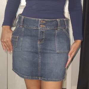 Vintage Old Navy Mini Denim Skirt Size 8
